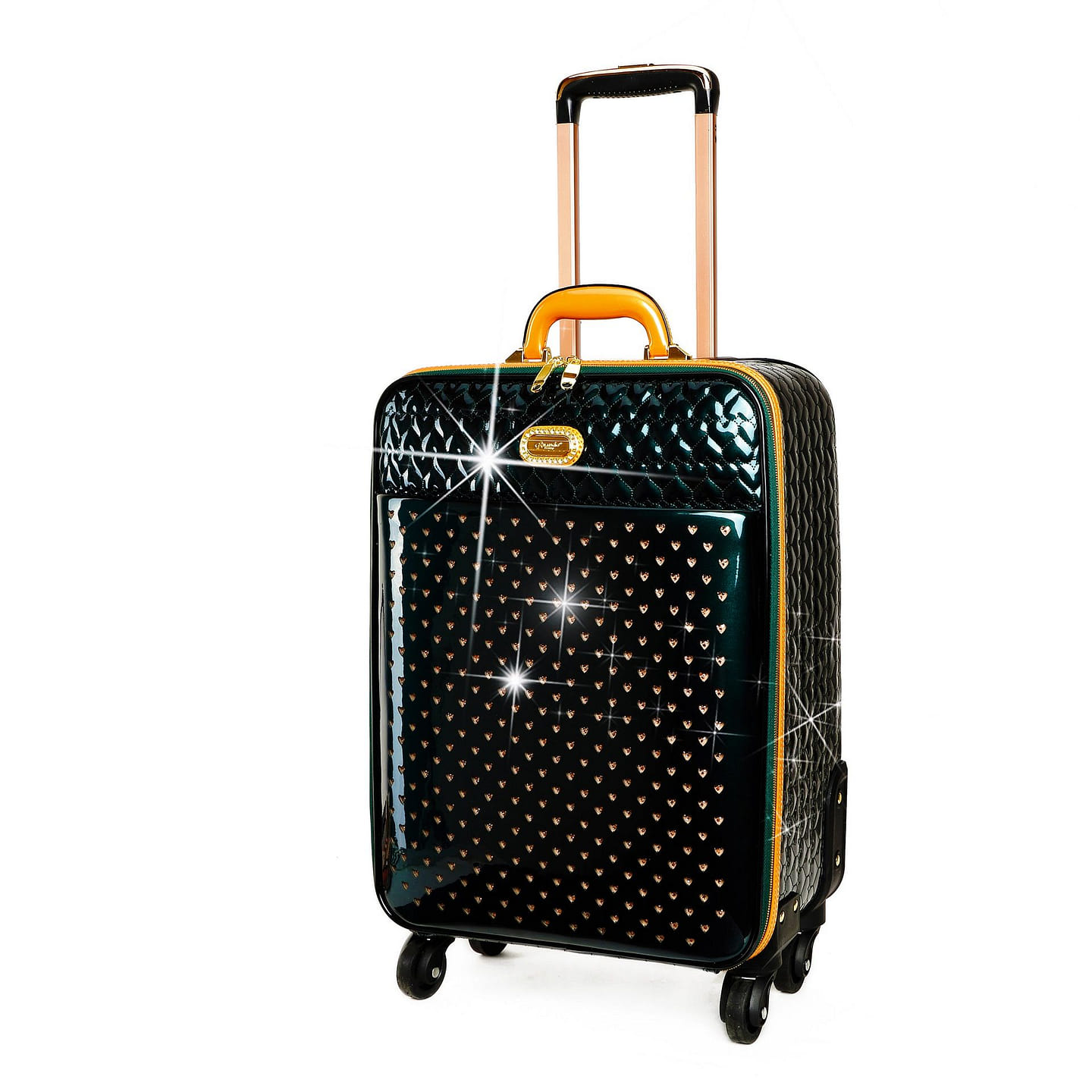 Starz Art Retro Light Weight Highend Spinner Luggage Dark Green [RZL8899-DG] 1 each