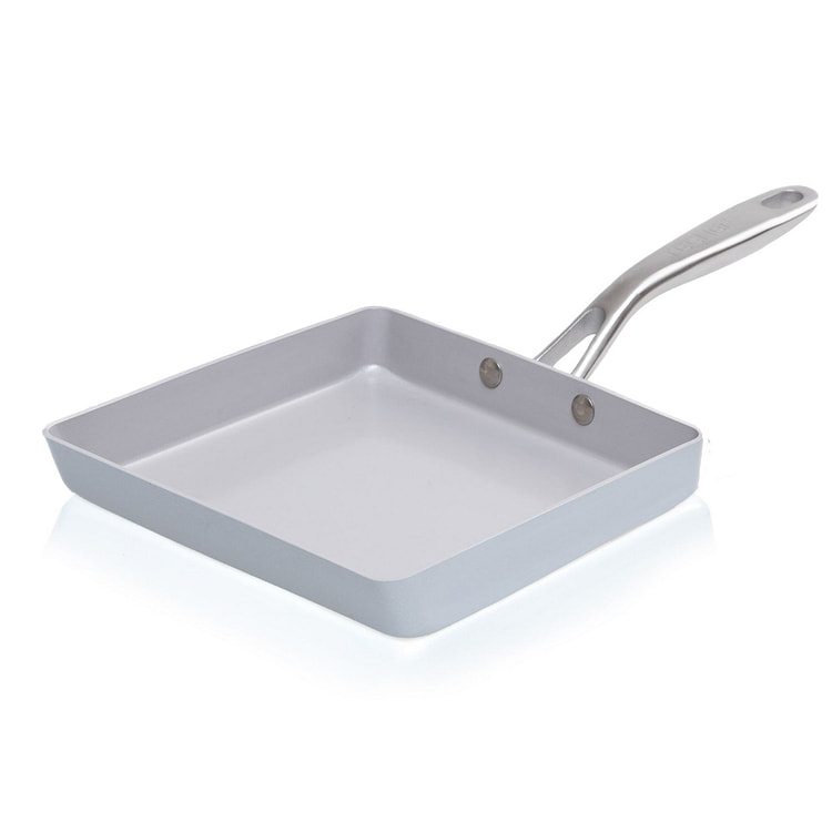 CeraTerra Ceramic Japanese Omelette Pan/Egg Pan