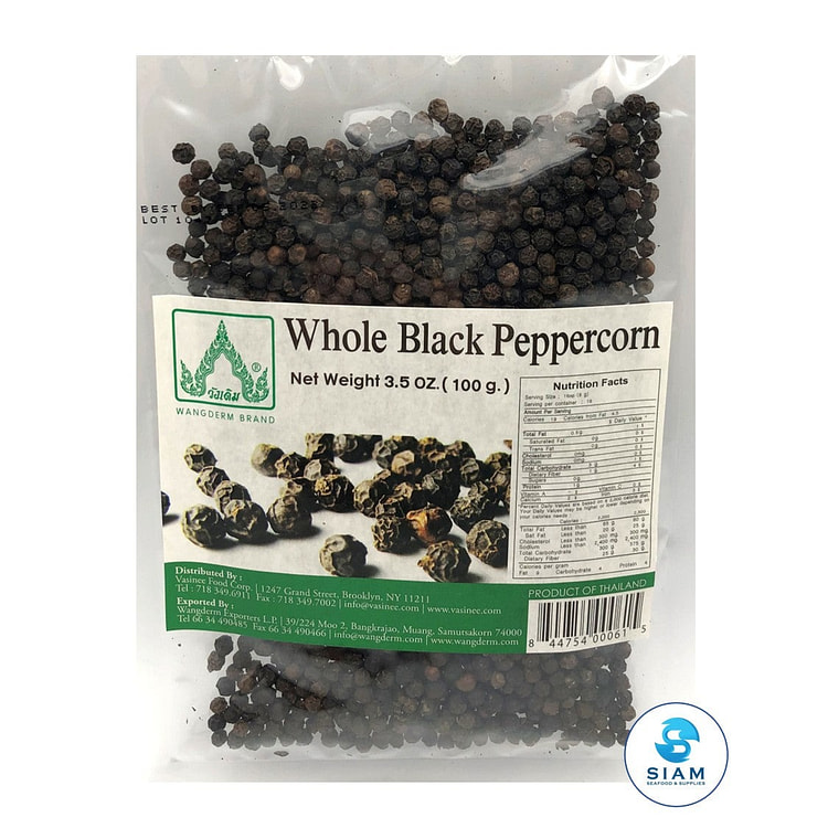 Wangderm Whole Black Peppercorn
