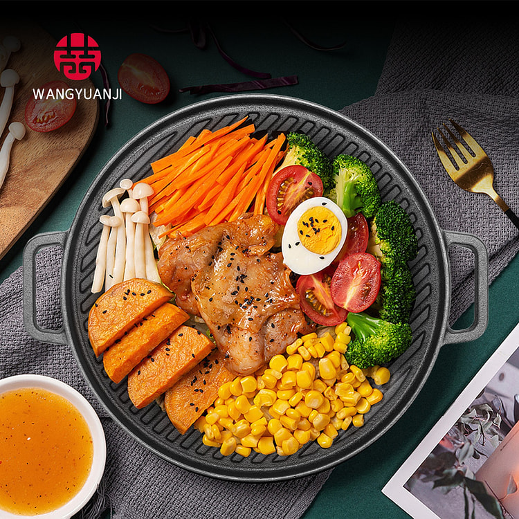 30CM Double-Sided Steak Grill Pan Set 1 count