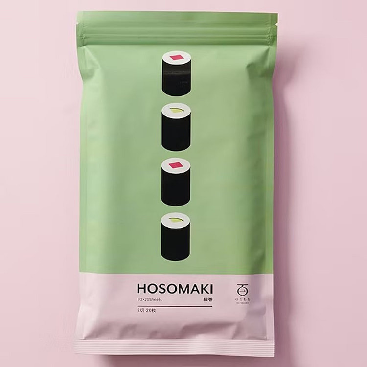 norimomo Hosomaki Nori 20 Half Sheets 1 each