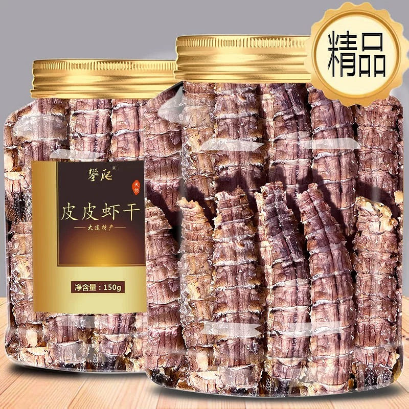 大连皮皮虾蛄干儿童孕妇即食零食150g/罐 1 罐