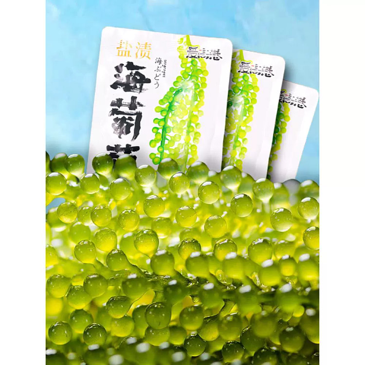 盐渍海葡萄 绿色鱼子酱 即食泡发*1袋【送蘸料】