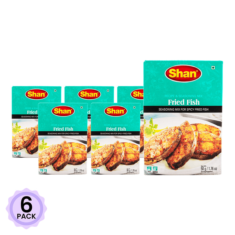 Shan Fried Fish Seasoning Spice Mix 1.76 盎司*6 包
