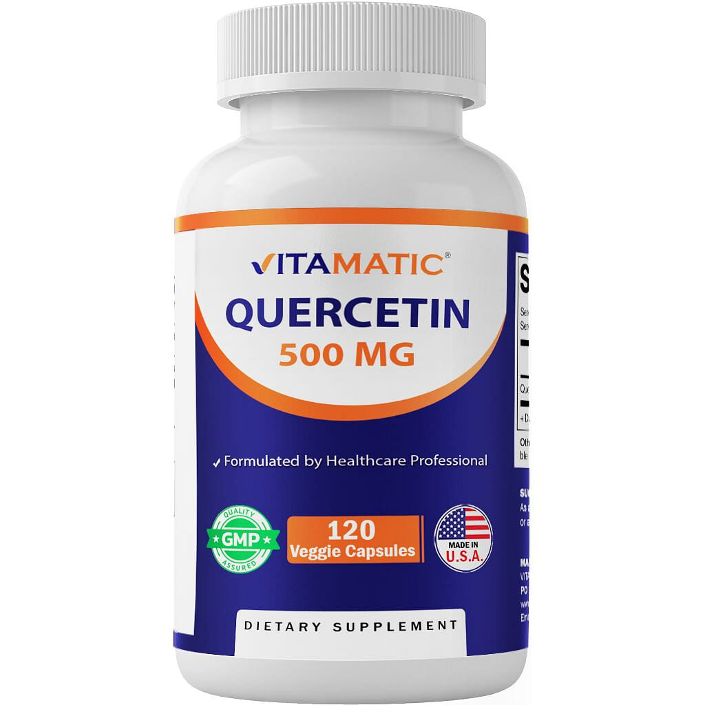 Quercetin 500 mg – 120 Vegetable Capsules 1 each