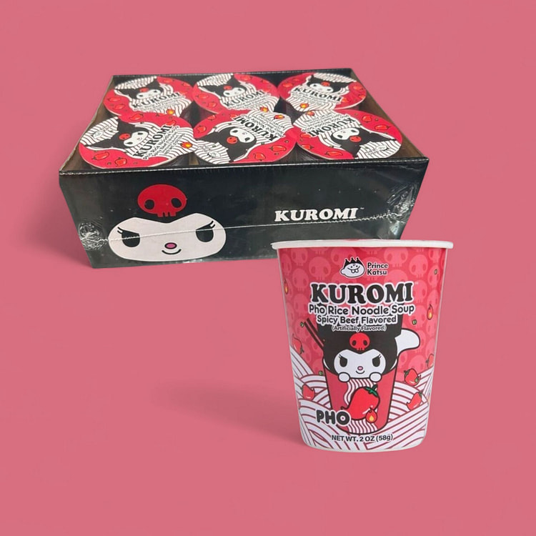 Kuromi Pho Rice Noodle Soup - Spicy Beef Flavor