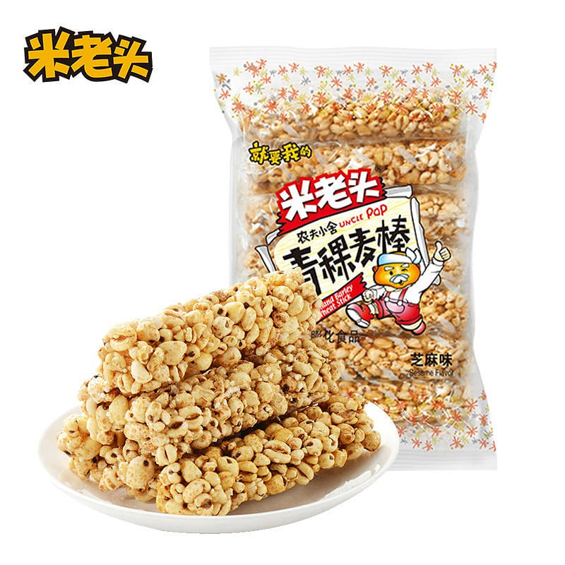Milaotou highland barley wheat stick sesame flavor coarse grain rice crisp 150 g