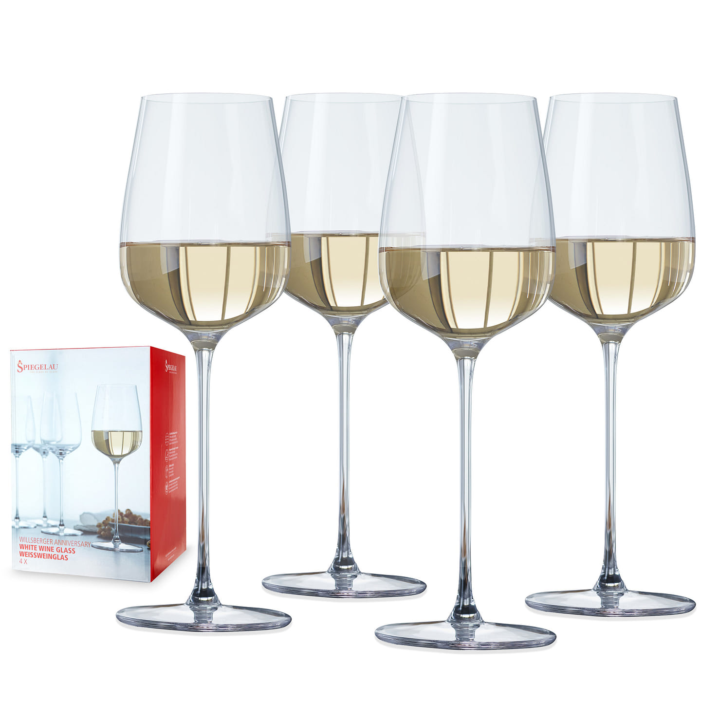 Spiegelau Willsberger 12.9 oz White Wine glass (set of 4) 12.9 fl.oz