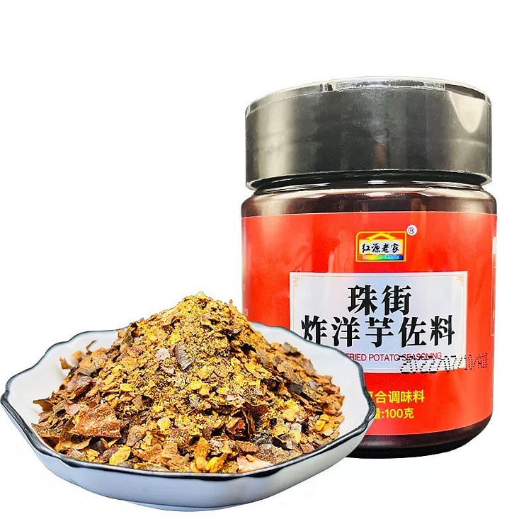 云南特产红源老家炸洋芋专用糊辣椒调味料 100 克