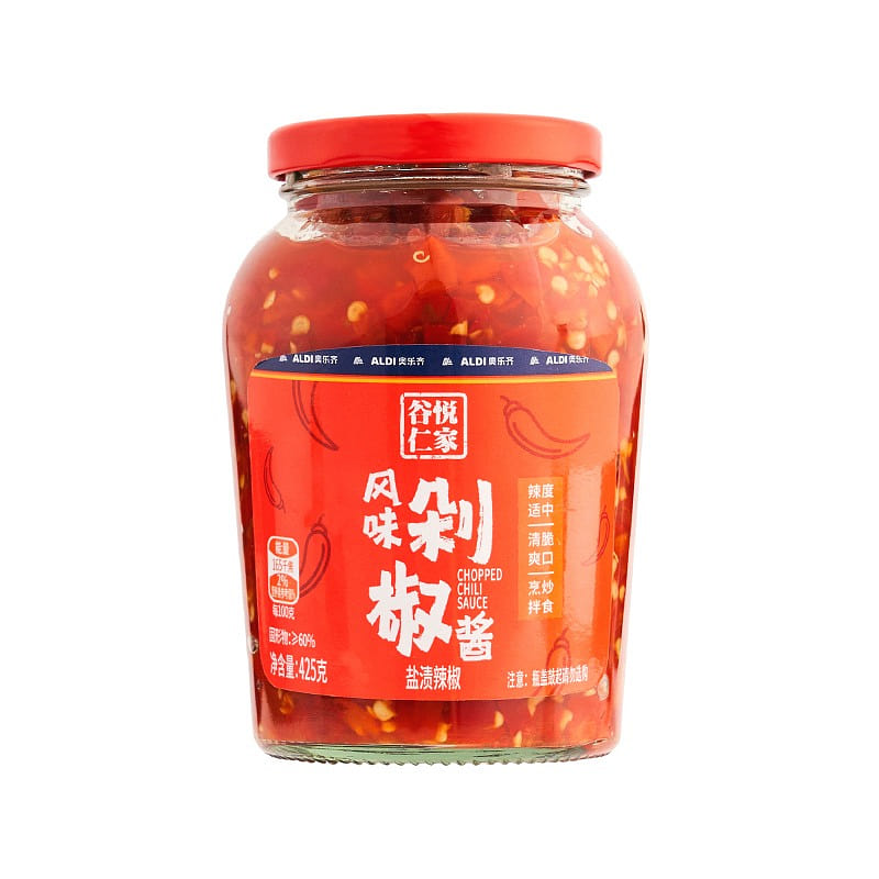 Guyue Renjia Flavorful Chopped Chili Sauce 1box 425 g