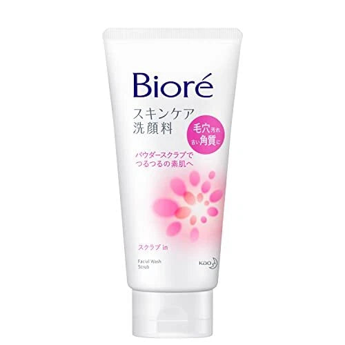 Kao Biore Facial Wash 130g Scrub 1 each