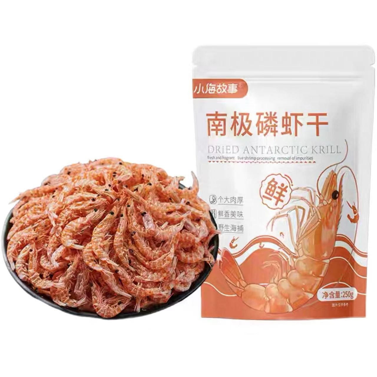 Antarctic krill dried small shrimp 250g*1 bag 250 g