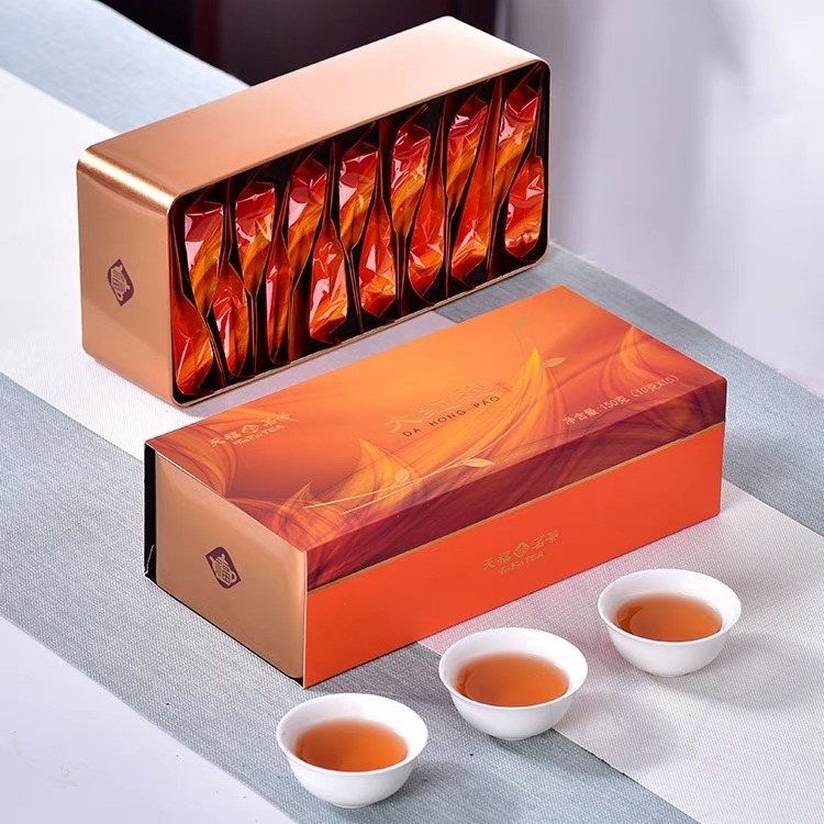 天福茗茶】大紅袍茶葉武夷巖茶正宗原產烏龍茶禮盒裝- Weee!