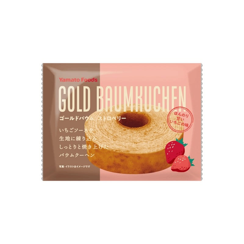 Setouchi Lemon Farm Baumkuchen Strawberry 1 piece 1 pack