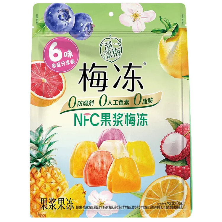 溜溜梅400g家庭分享装NFC果浆梅冻果冻零食 400 克