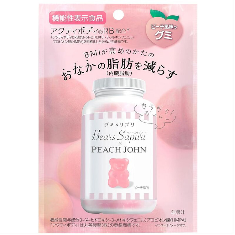 M's lnc小熊软糖营养补充降低BMI减脂蜜桃味