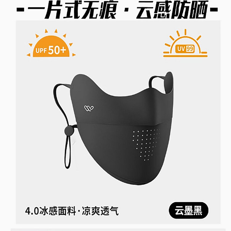 防晒口罩防紫外线夏季轻薄护眼角冰丝透气
