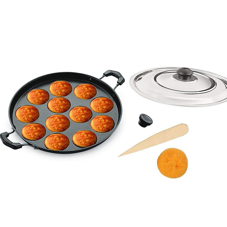 不粘薄饼锅 Appam Pan 制作Appam煎饼 1 份