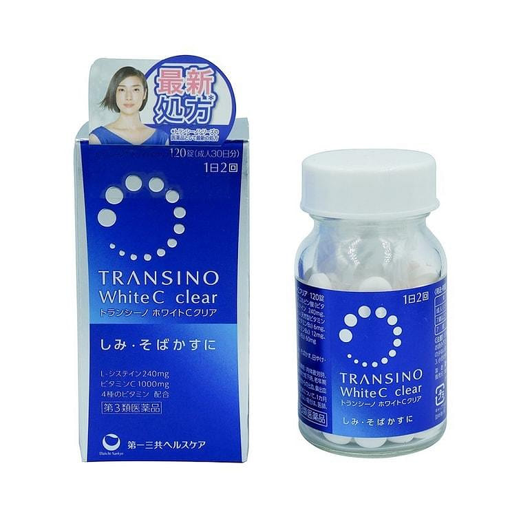 DAIICHI-SANKYO DAIICHI-SANKY Transino White C clear 120tablets/ 1 bottle