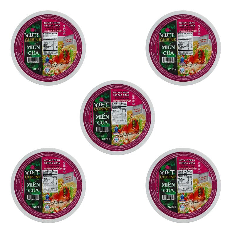 Viet Cuisine Crab Instant Bean Thread Noodles pack of 5 1 개