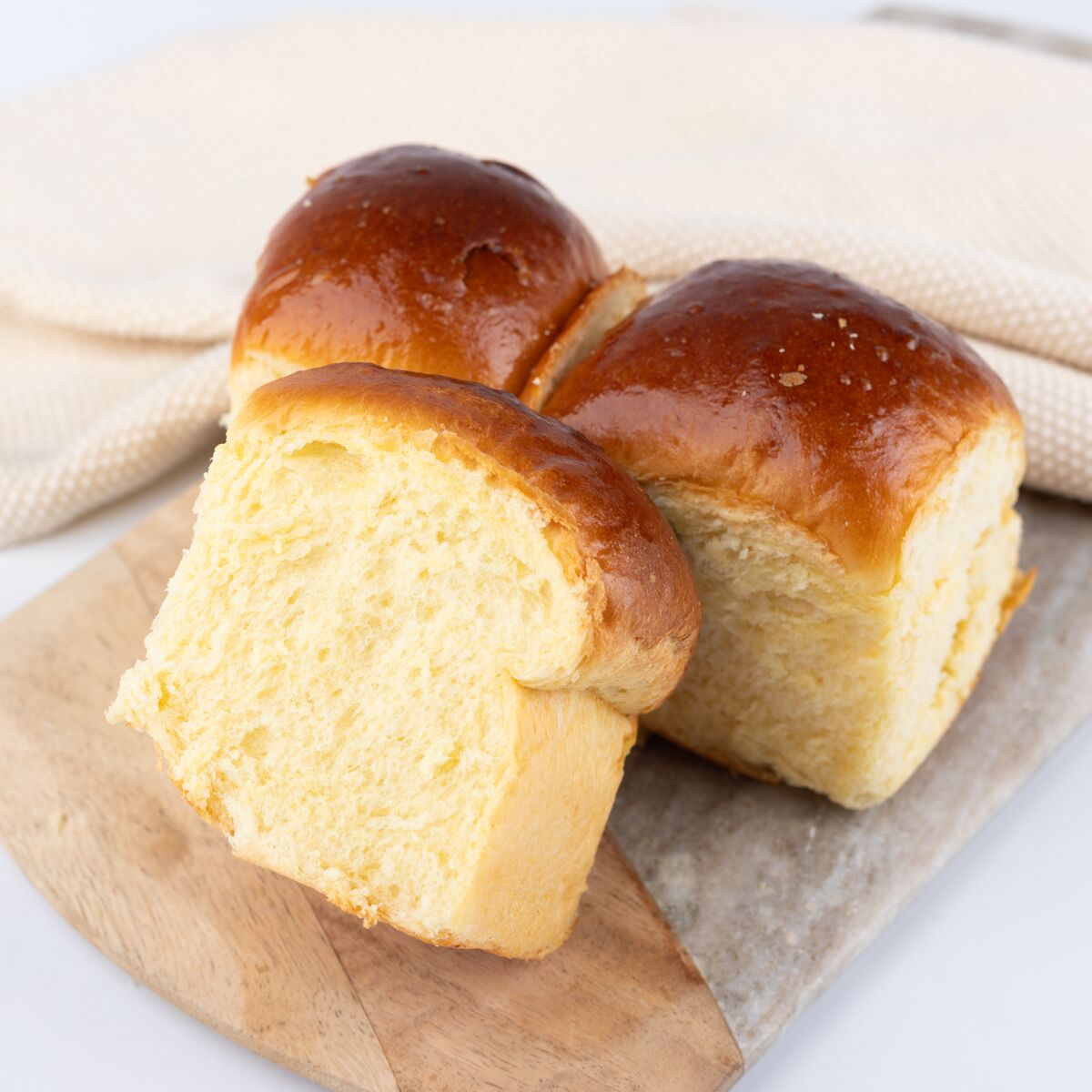 Japanese Milk Bread Pull-apart dinner roll 3pcs 1 phần