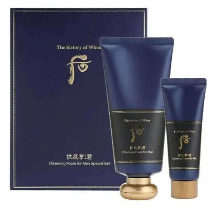 WHOO 男士洁面泡沫套装