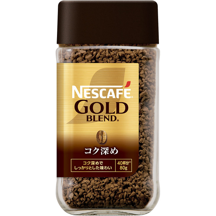雀巢Nescafe 冻干速溶金牌咖啡（深烘浓郁） 80 克