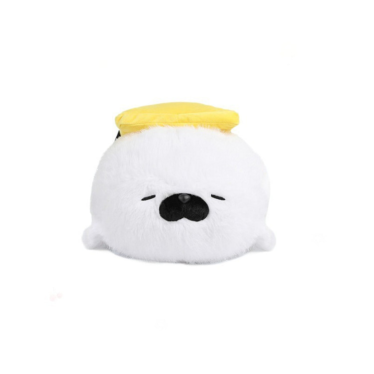 Cartoon Sushi Seal Doll Sea Otter Pendant - White