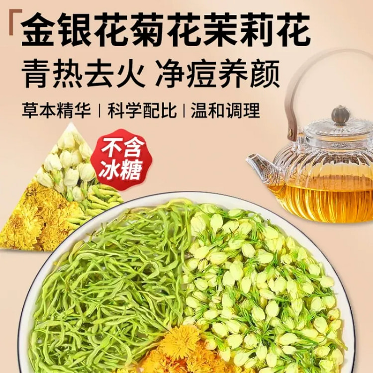 Honeysuckle and chrysanthemum tea: a tea to clear 1 box