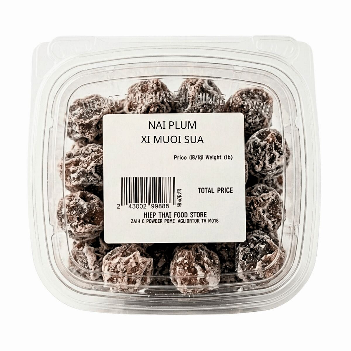 [HIEP THAI] Candied Nai Plum 1 each
