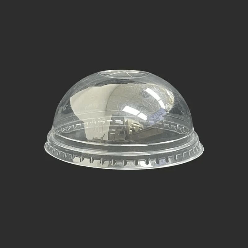 Disposable PET Plastic Lid 98mm – Dome 50 each