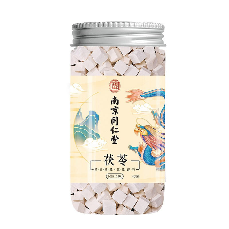 Nanjing Tongrentang Poria Cocos Diced Poria Cocos Large Grain 150g/can 150 g