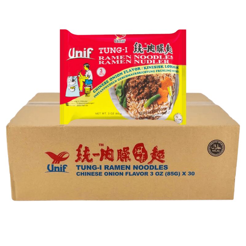 Unif Tung-I Ramen Noodles, Chinese Onion Flavor 30 pack