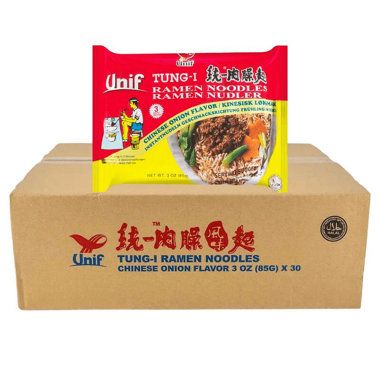 Unif Tung-I Ramen Noodles, Chinese Onion Flavor