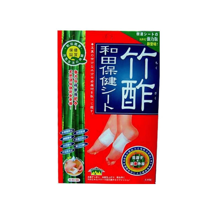 日本竹酢和田保健足贴 8 片 1 盒