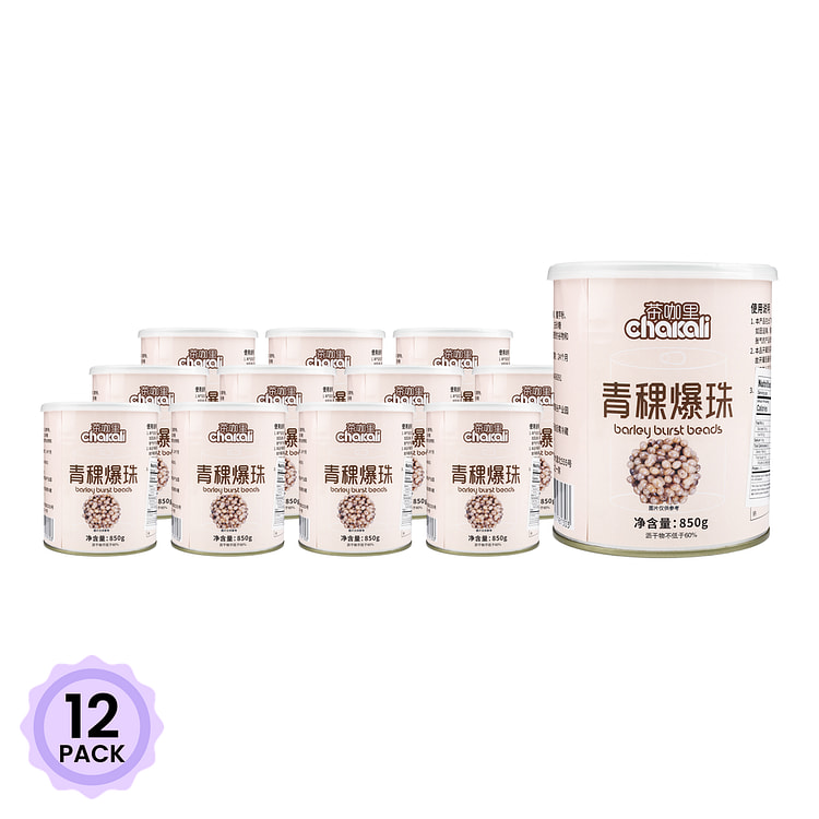 茶咖里青稞爆珠 850 克*12 包