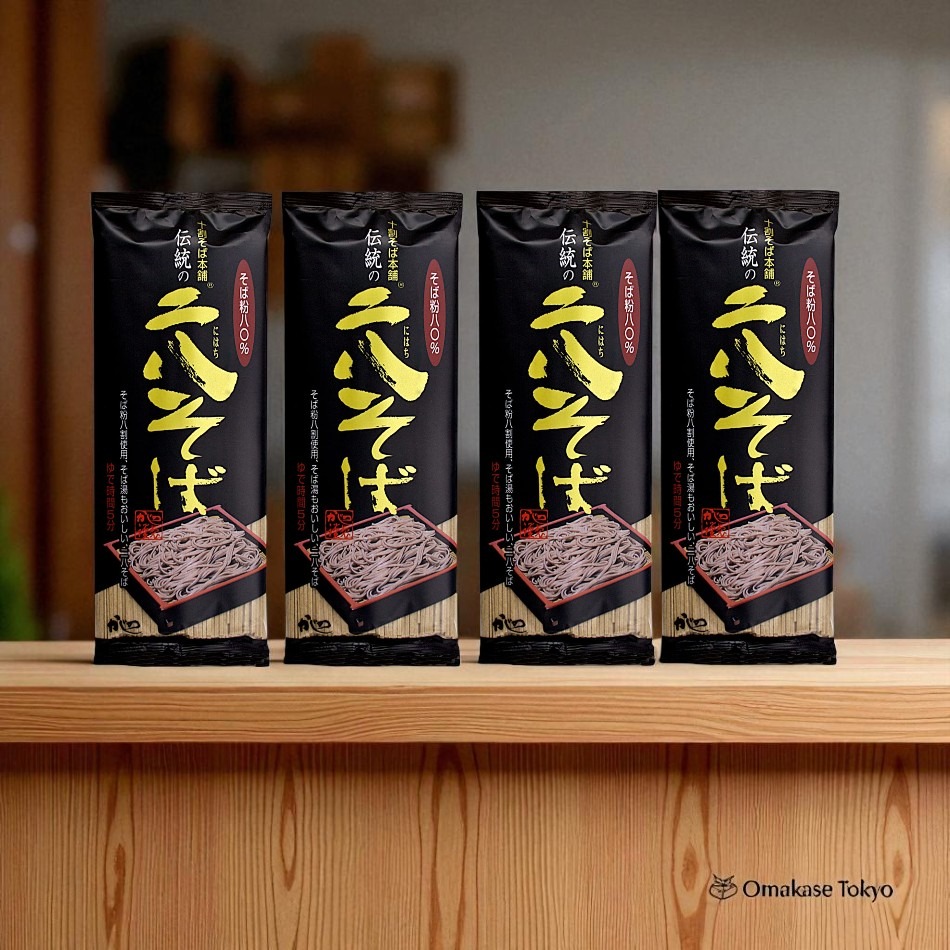 山本 Kajino 传统二八荞麦面 4 袋 1050 克