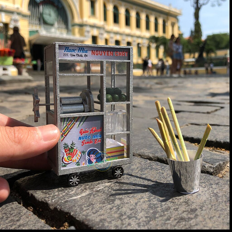 西贡甘蔗汁车DIY套件