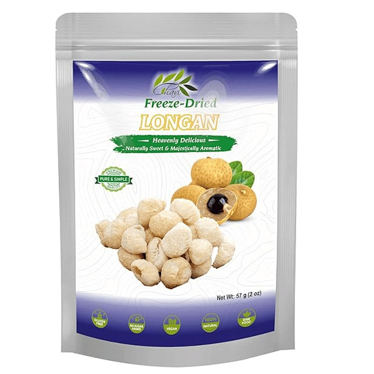 CHAVI Freeze-Dried Longan - 2 Oz- Non GMO 2 oz