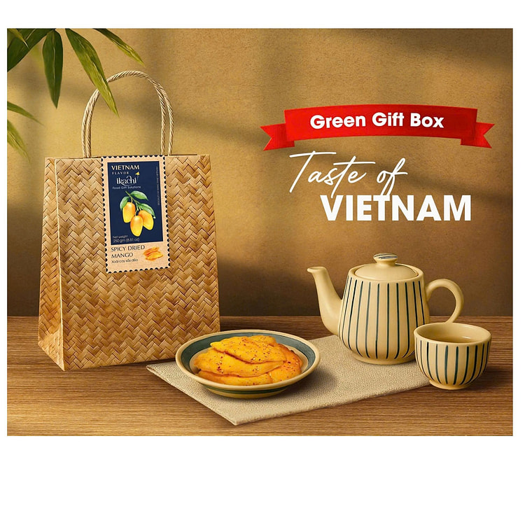 Túi Xoài Cay Sấy Dẻo Ikachi 283 g