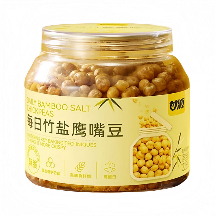 甘源 每日竹盐鹰嘴豆炒货减脂 228*1罐 228 克