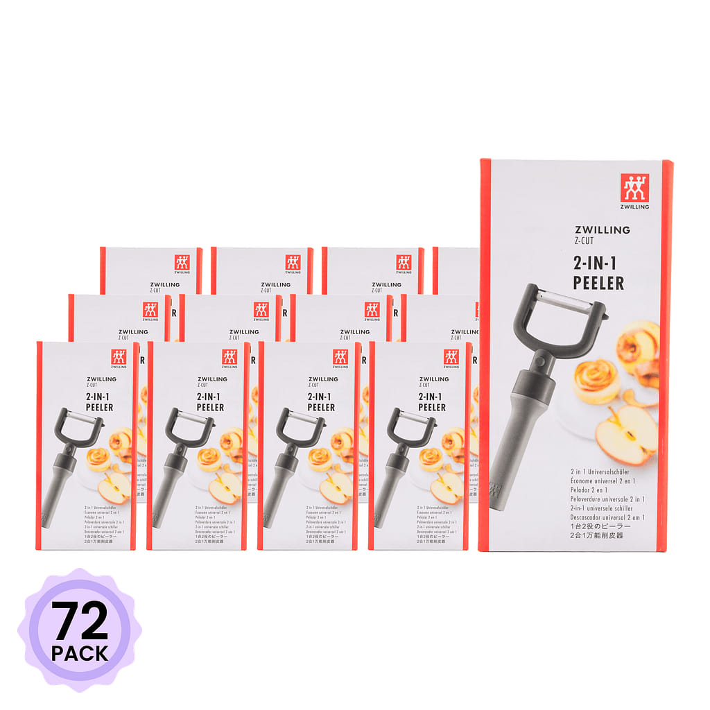 ZWILLING Z-CUT 2-in-1 Peeler, grey 1 each*72 pack
