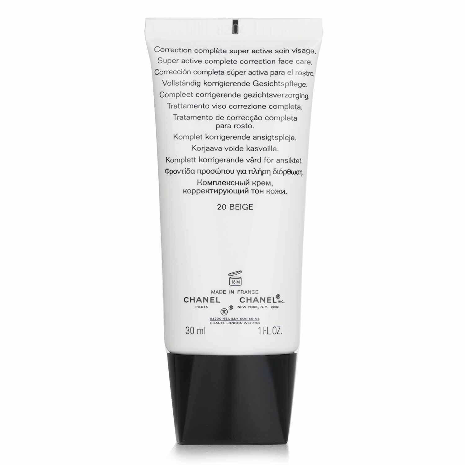 Get Chanel CC Cream Super Active Complete Correction SPF 50 # 20