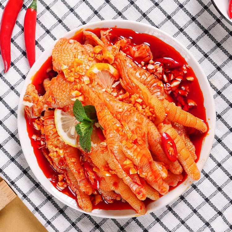 Thai-style Spicy & Sour Boneless Chicken Feet 5 count