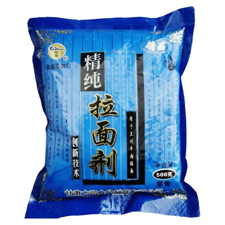 司顿拉面剂精纯蓬灰 拉面专用拉面剂500g*1