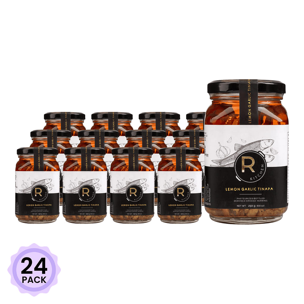 RKitchen Lemon Garlic Tinapa Gourmet Bottle 250 g*24 pack