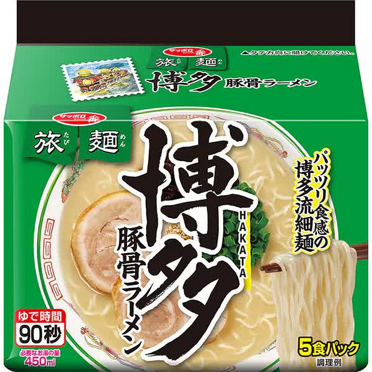 札幌一番旅面 博多猪骨 5 包