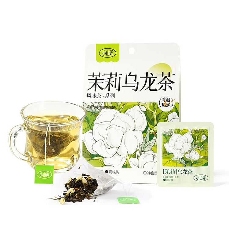 小山弄 茉莉乌龙茶 冷热双泡花茶 茶包 8.7 克