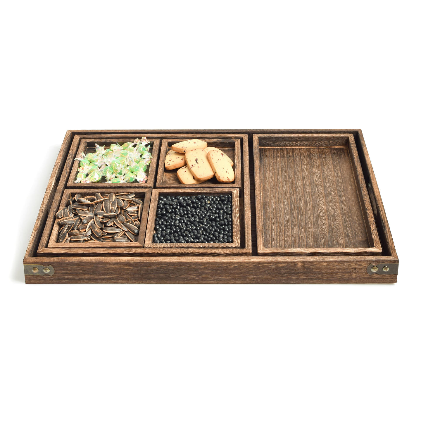 NESTLADY Japanese Paulownia Wood Tea Serving Tray 1 count