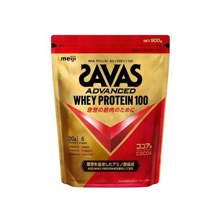 Meiji Zabas Whey Protein Powder Cocoa Flavor 900g